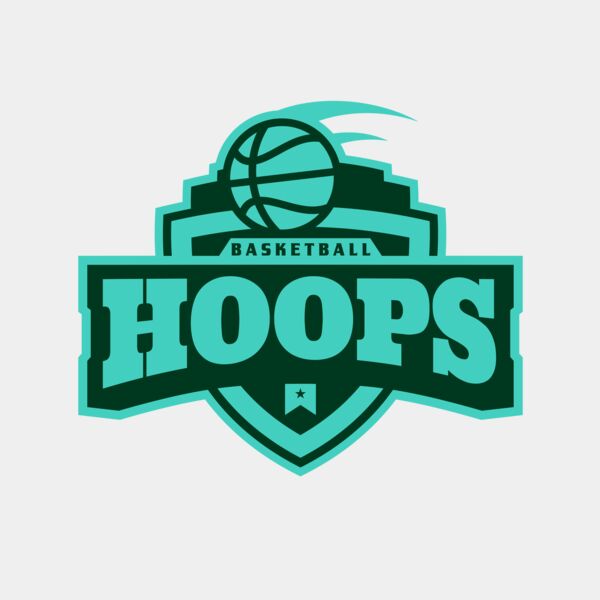 Hoops Basketball logo template 02 Miniaturansicht