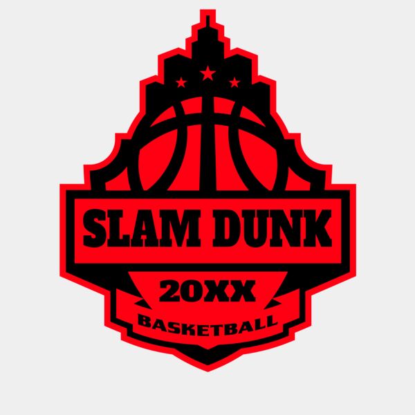SLAM DUNK Basketball Logo Template Miniaturansicht