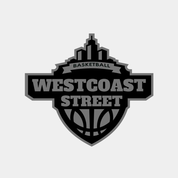 Westcoast Street Basketball League logo template Miniaturansicht
