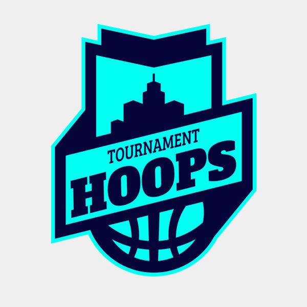 Hoops Tournament Basketball logo template Miniaturansicht