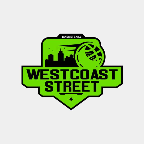 Westcoast Street Basketball logo template Miniaturansicht
