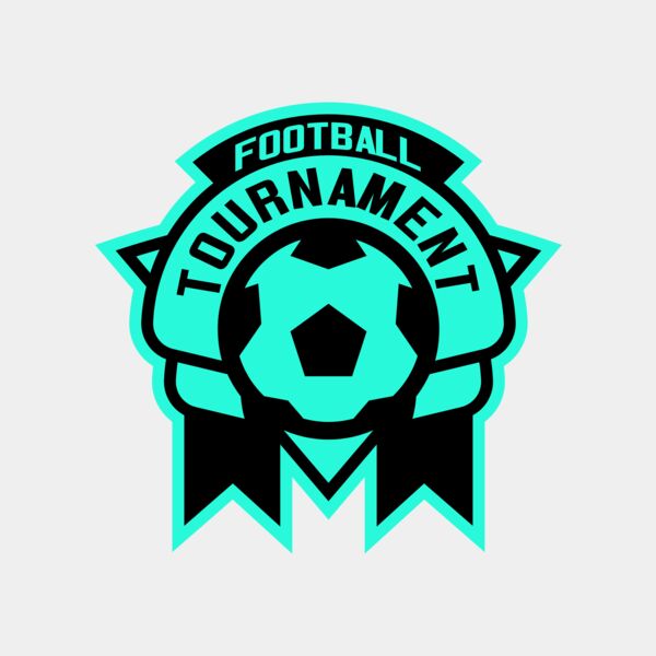 Tournament Football logo template Miniaturansicht