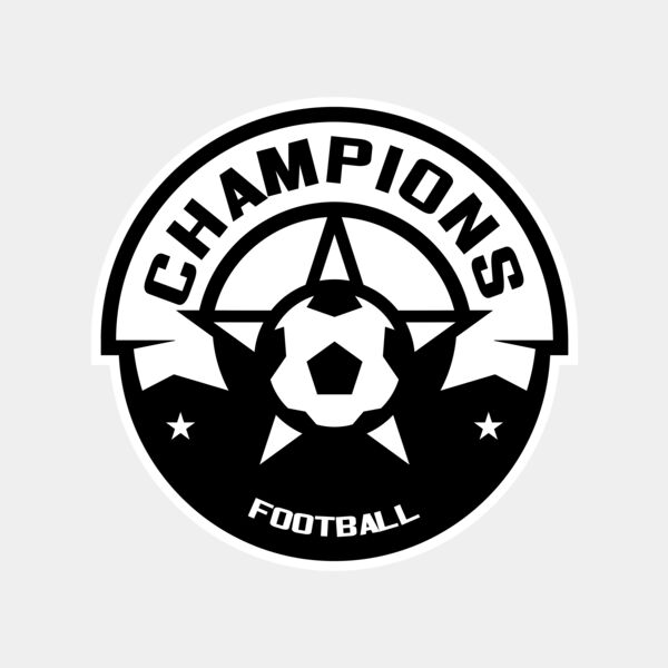 Champions Football logo template Miniaturansicht