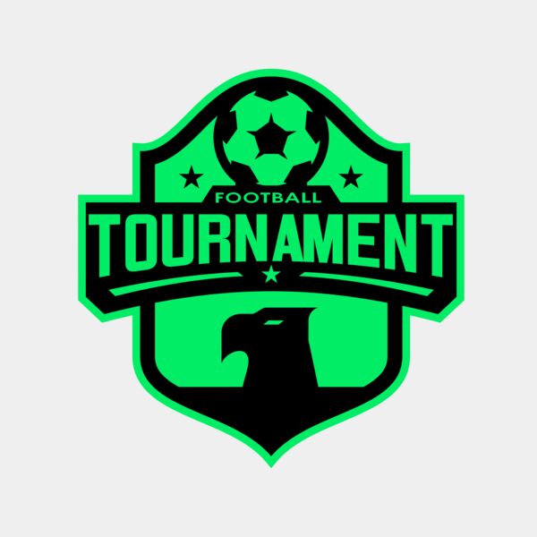 Tournament Football logo template 02 Miniaturansicht