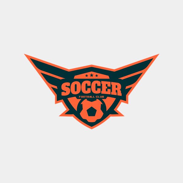 Soccer football club logo template Miniaturansicht