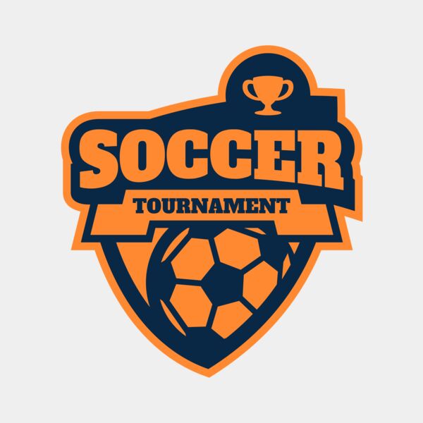 Soccer Tournament league logo template Miniaturansicht