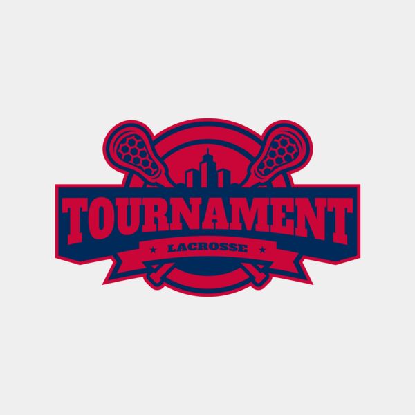 Tournament Lacrosse Logo Template Miniaturansicht