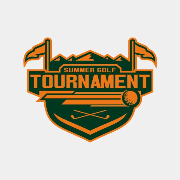Tournament Summer golf logo template	02 Miniaturansicht