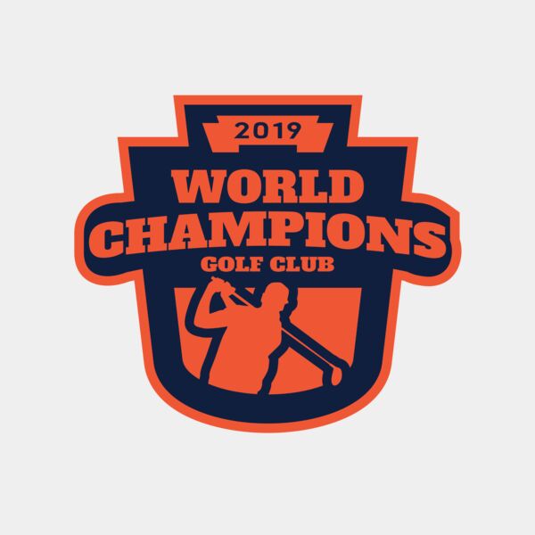 World Champions Golf club logo template Miniaturansicht