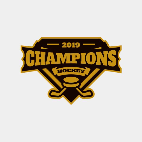 Champions Hockey logo template Miniaturansicht