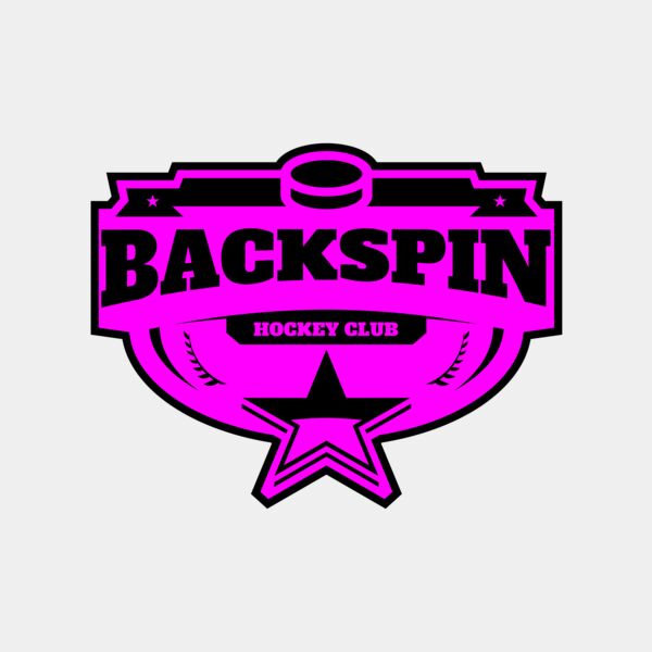 Backspin Hockey Club logo template Miniaturansicht