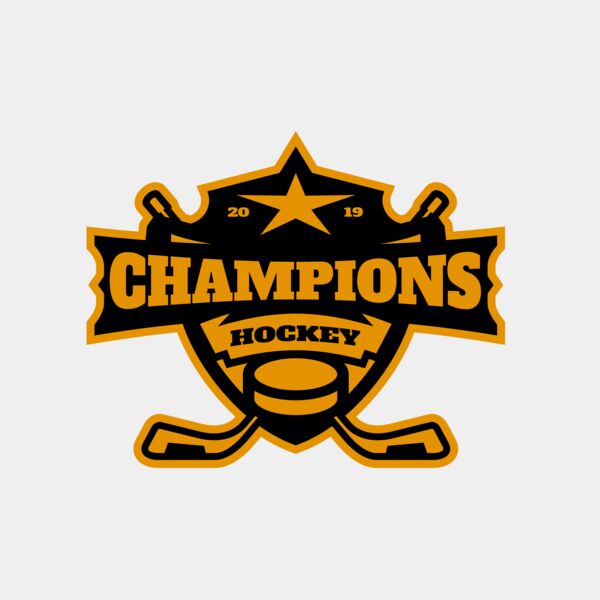 Champions Hockey logo template 02 Miniaturansicht
