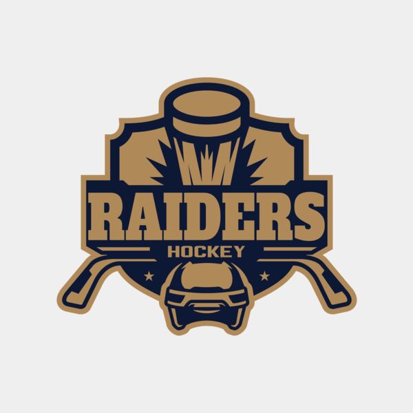 Raiders Hockey logo template Miniaturansicht