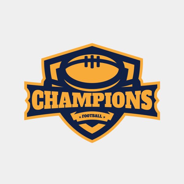 Champions Football logo template Miniaturansicht