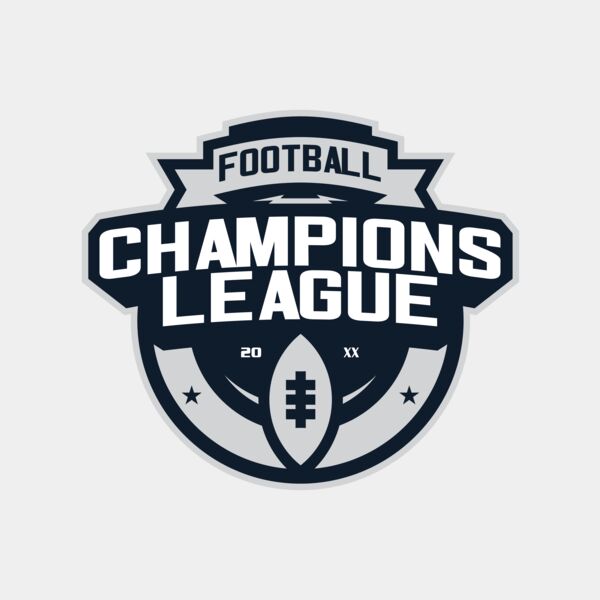 Champions League Football logo template Miniaturansicht