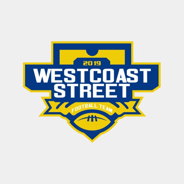 West Coast Street Football League logo template Miniaturansicht