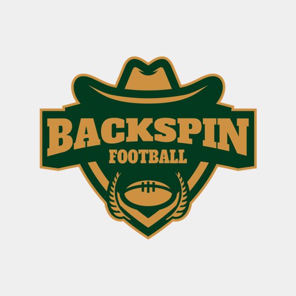 Backspin Football logo template Miniaturansicht