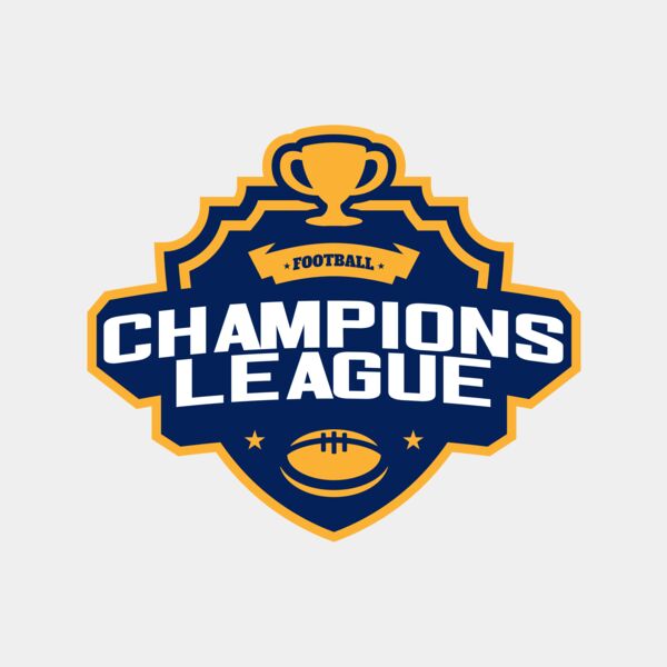 Champions League Football logo template 02 Miniaturansicht