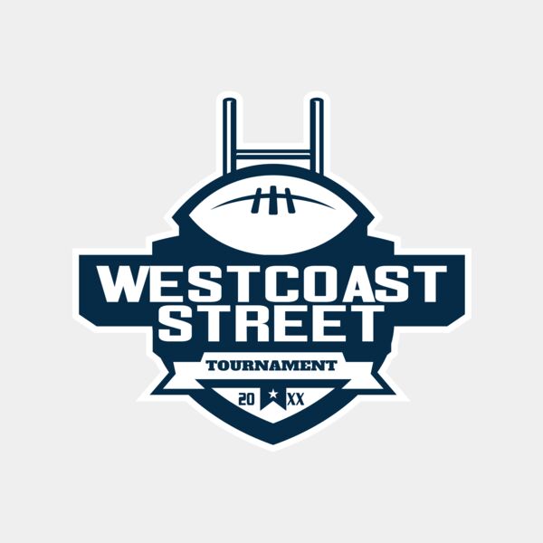 West Coast Street Tournament logo template Miniaturansicht