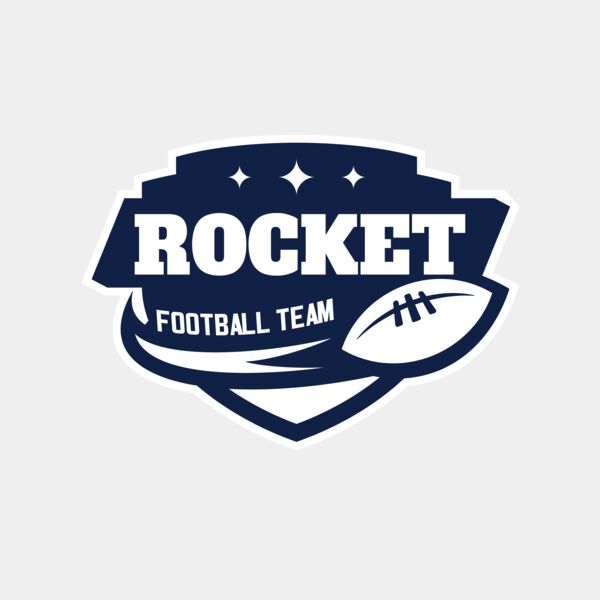 Rocket Football Team logo template Miniaturansicht