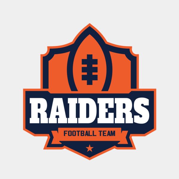 Raiders Football Team logo template Miniaturansicht