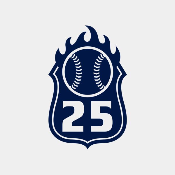 Baseball Number Logo 01 Miniaturansicht