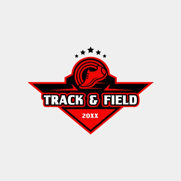 Track & Field Team Logo 07 Miniaturansicht