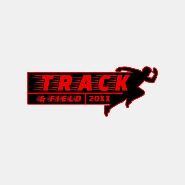 Track & Field Team Logo 08 Miniaturansicht