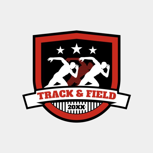 Track & Field Team Logo 08 Miniaturansicht
