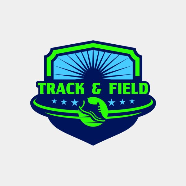 Track & Field Team Logo 12 Miniaturansicht