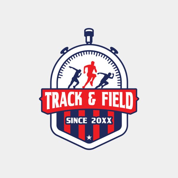 Track & Field Team Logo 14 Miniaturansicht