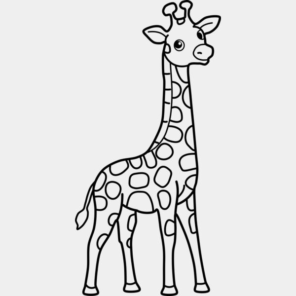 Giraffe   Clipart 3 Miniaturansicht