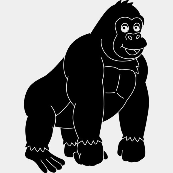 Gorilla   Clipart 1 Miniaturansicht