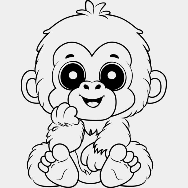 Gorilla   Clipart 3 Miniaturansicht