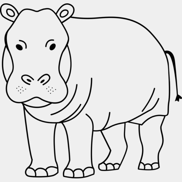Hippopotamus   Clipart 2 Miniaturansicht
