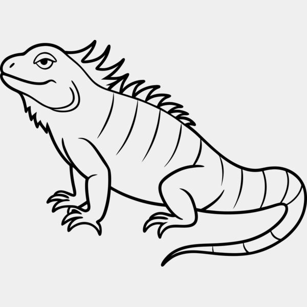 Iguana   Clipart 1 Miniaturansicht