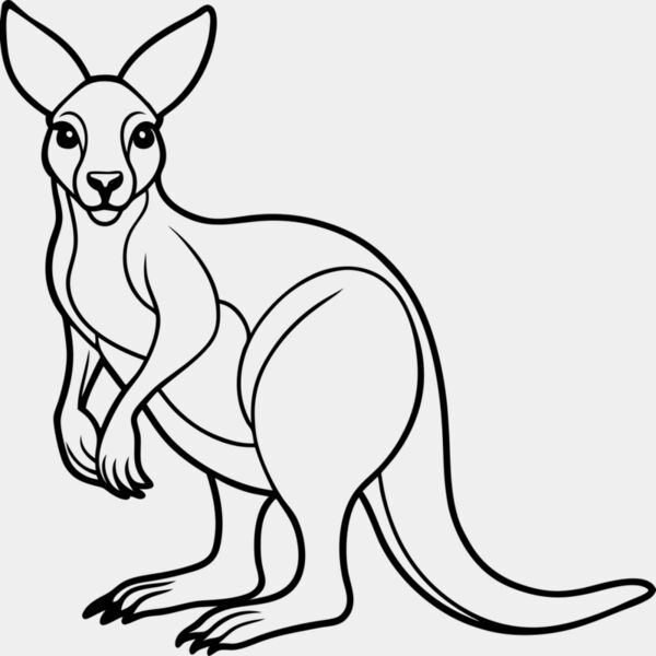 Kangaroo   Clipart 2 Miniaturansicht