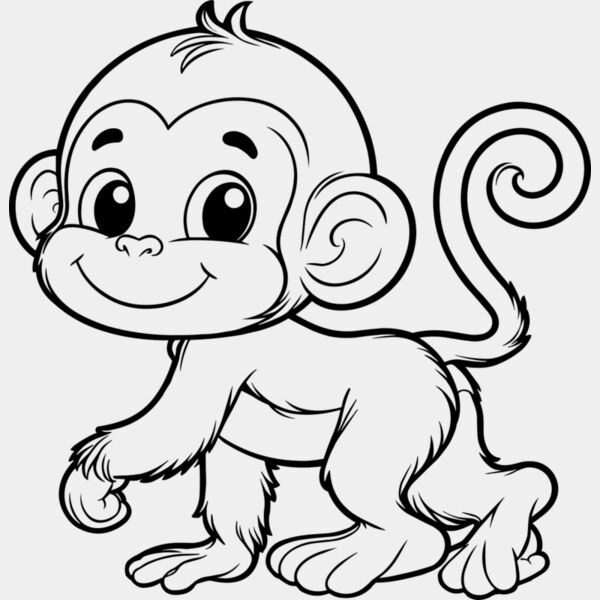 Monkey   Clipart 1 Miniaturansicht