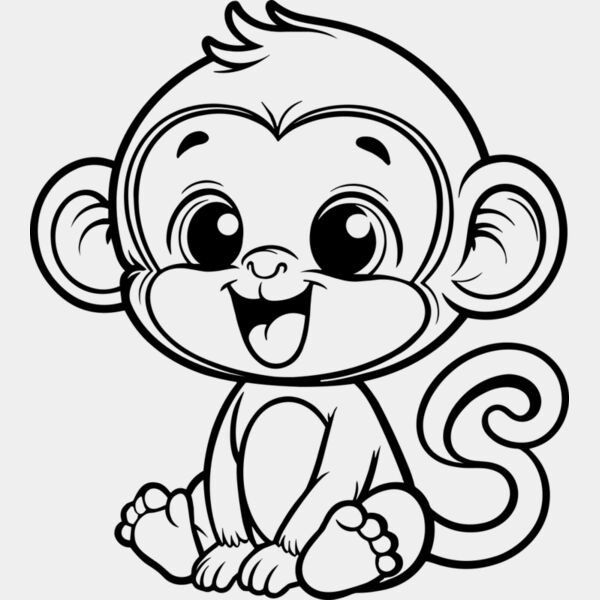 Monkey   Clipart 4 Miniaturansicht