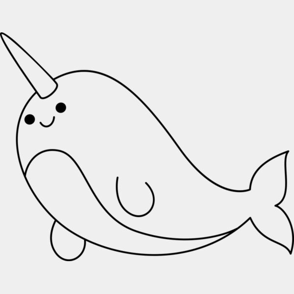 Narwhal   Clipart 2 Miniaturansicht