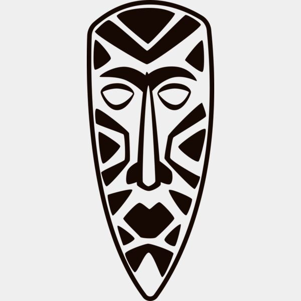 Polynesian Tribal Mask Miniaturansicht