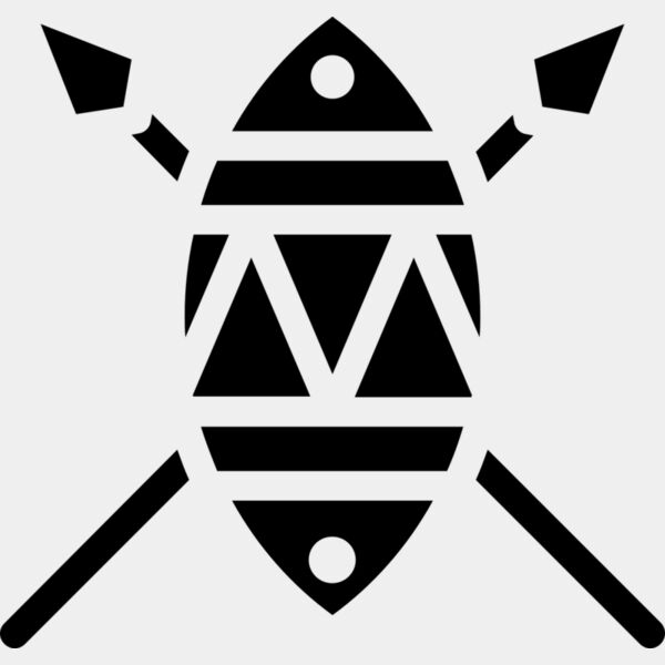 Maasai Shield & Spear Miniaturansicht