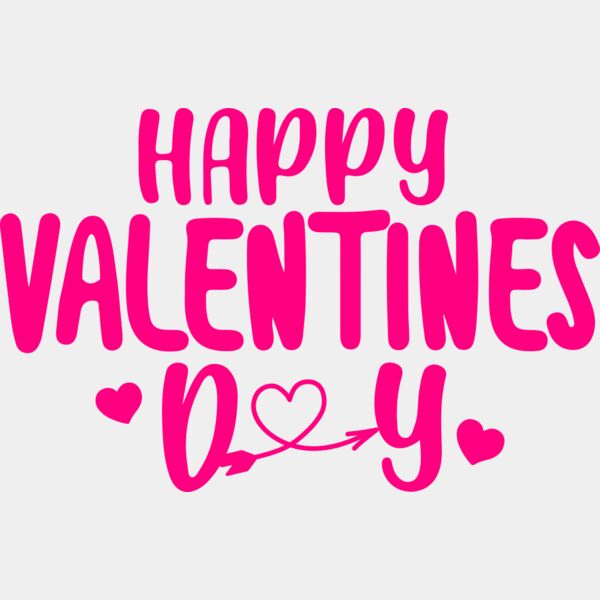 Pink Valentines Day Text Miniaturansicht