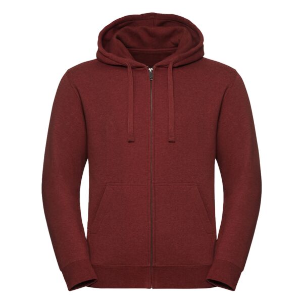 Men`s Authentic Melange Zipped Hood Sweat | Russell Miniaturansicht