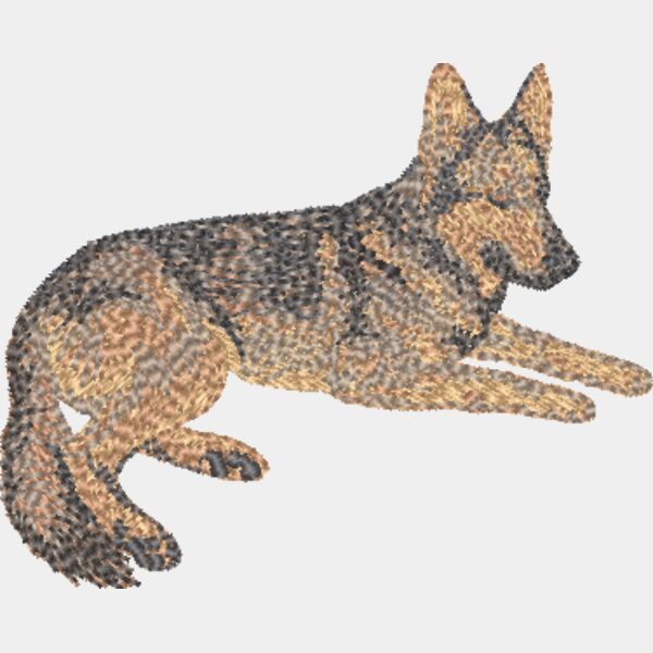 Deutscher Schäferhund Körper 3 Miniaturansicht