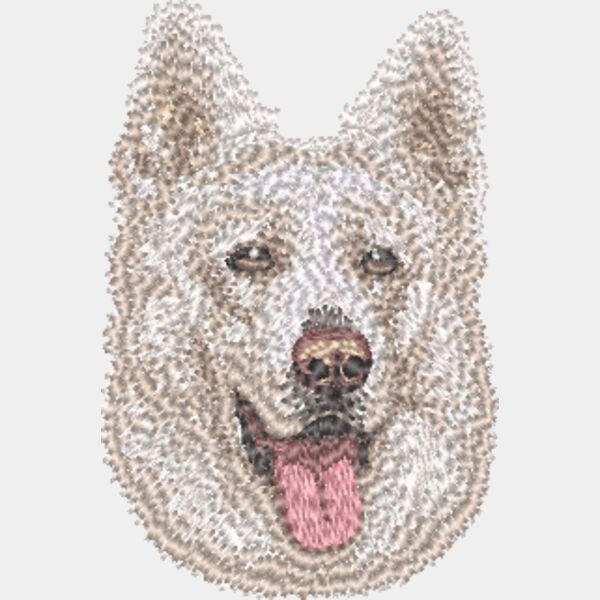 Weißer Schweizer Schäferhund Kopf 2 Miniaturansicht